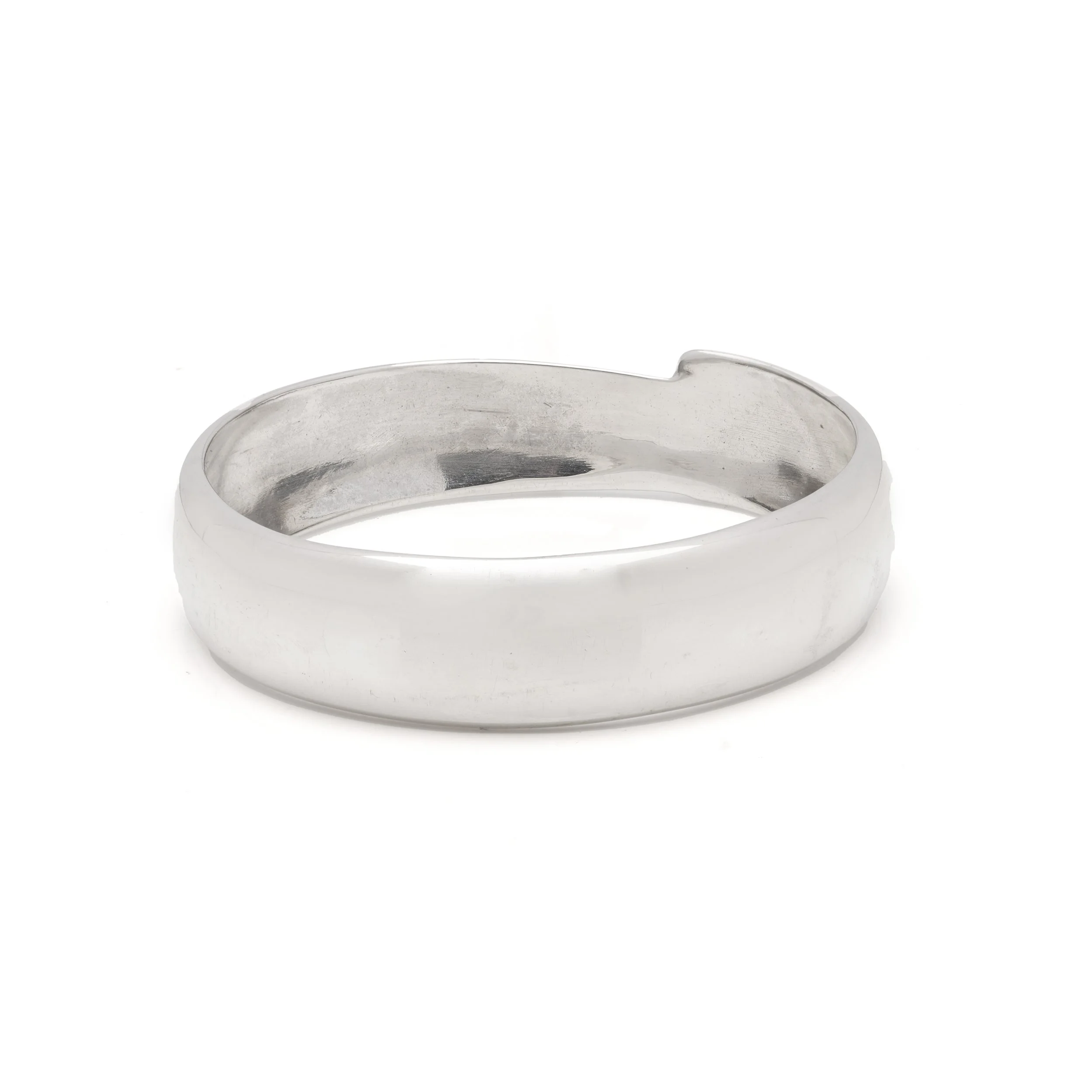 Chanel Sterling Silver Bangle — Mozeris Fine Antiques